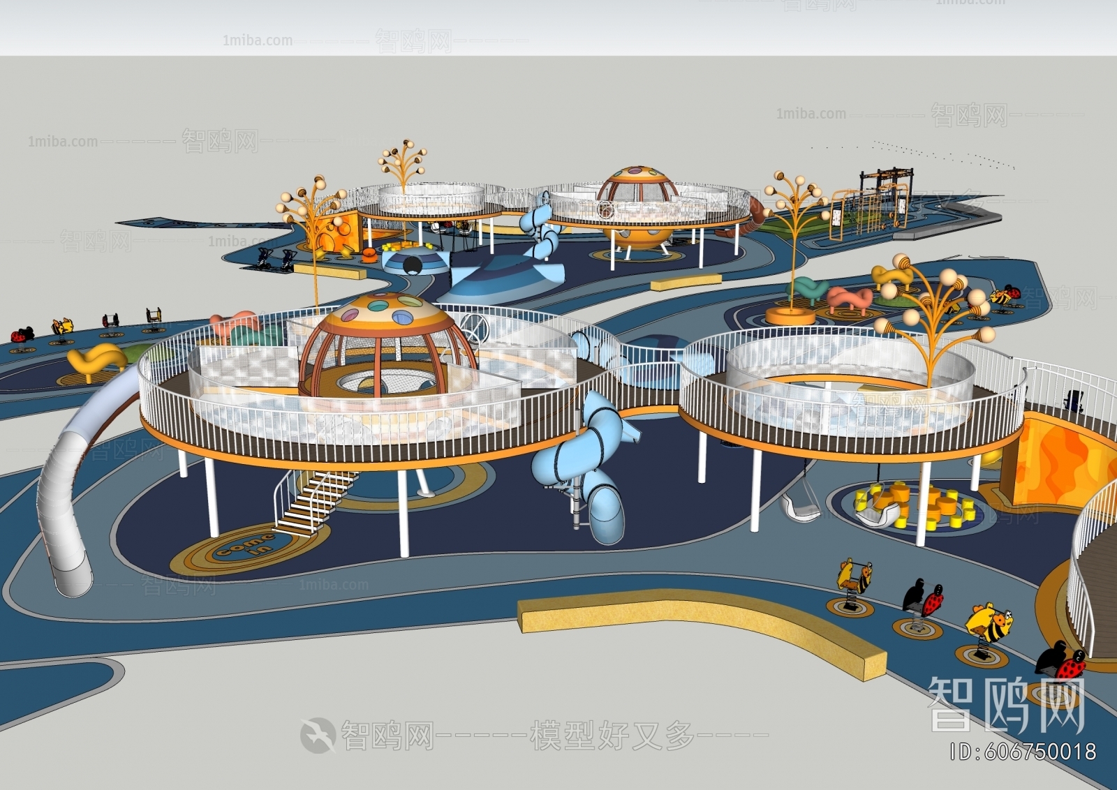 Modern Park Landscape