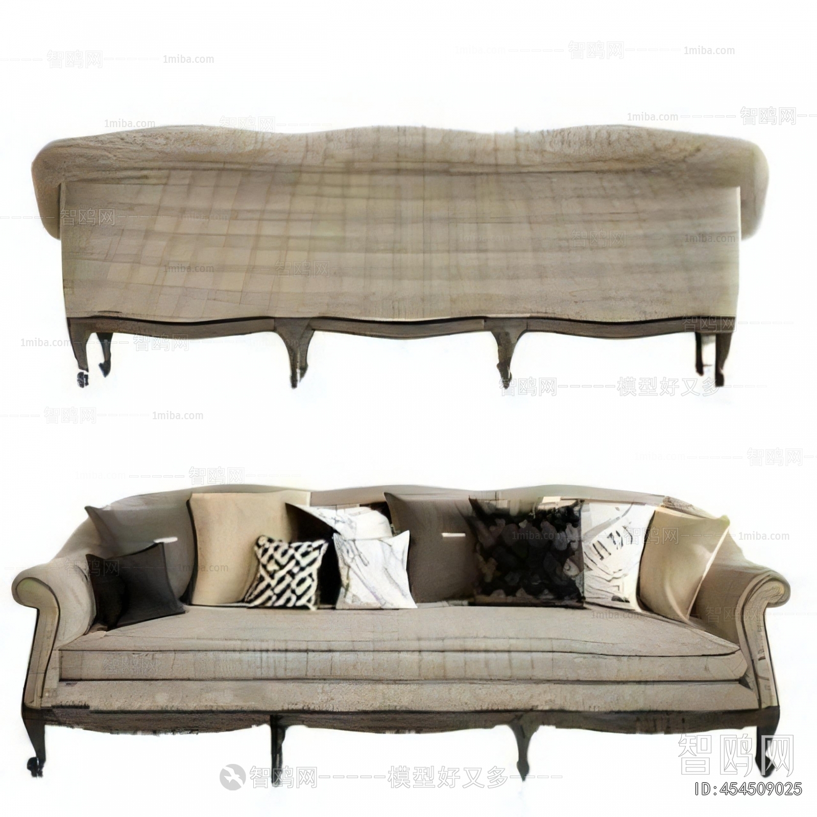 Simple European Style Multi Person Sofa