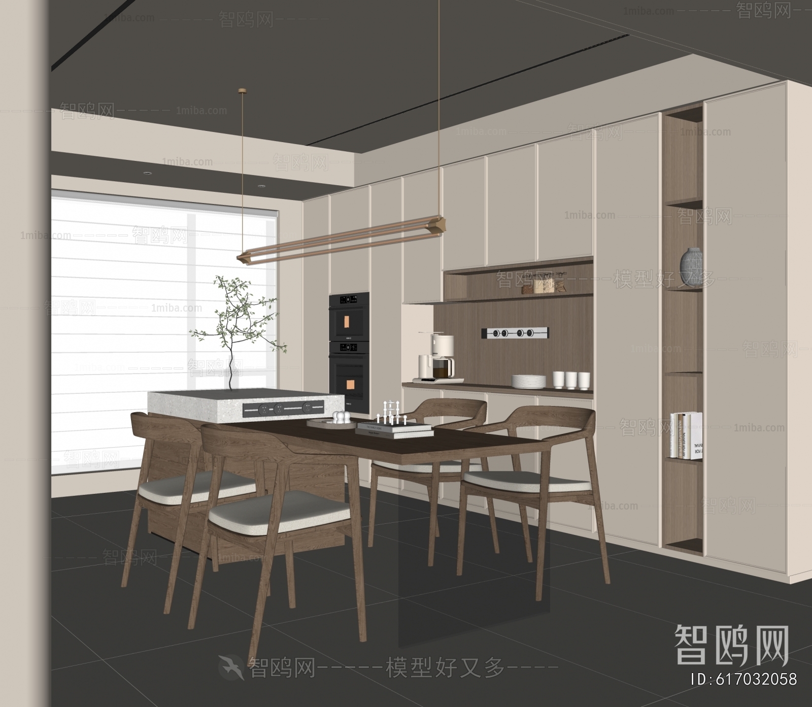 New Chinese Style Dining Room