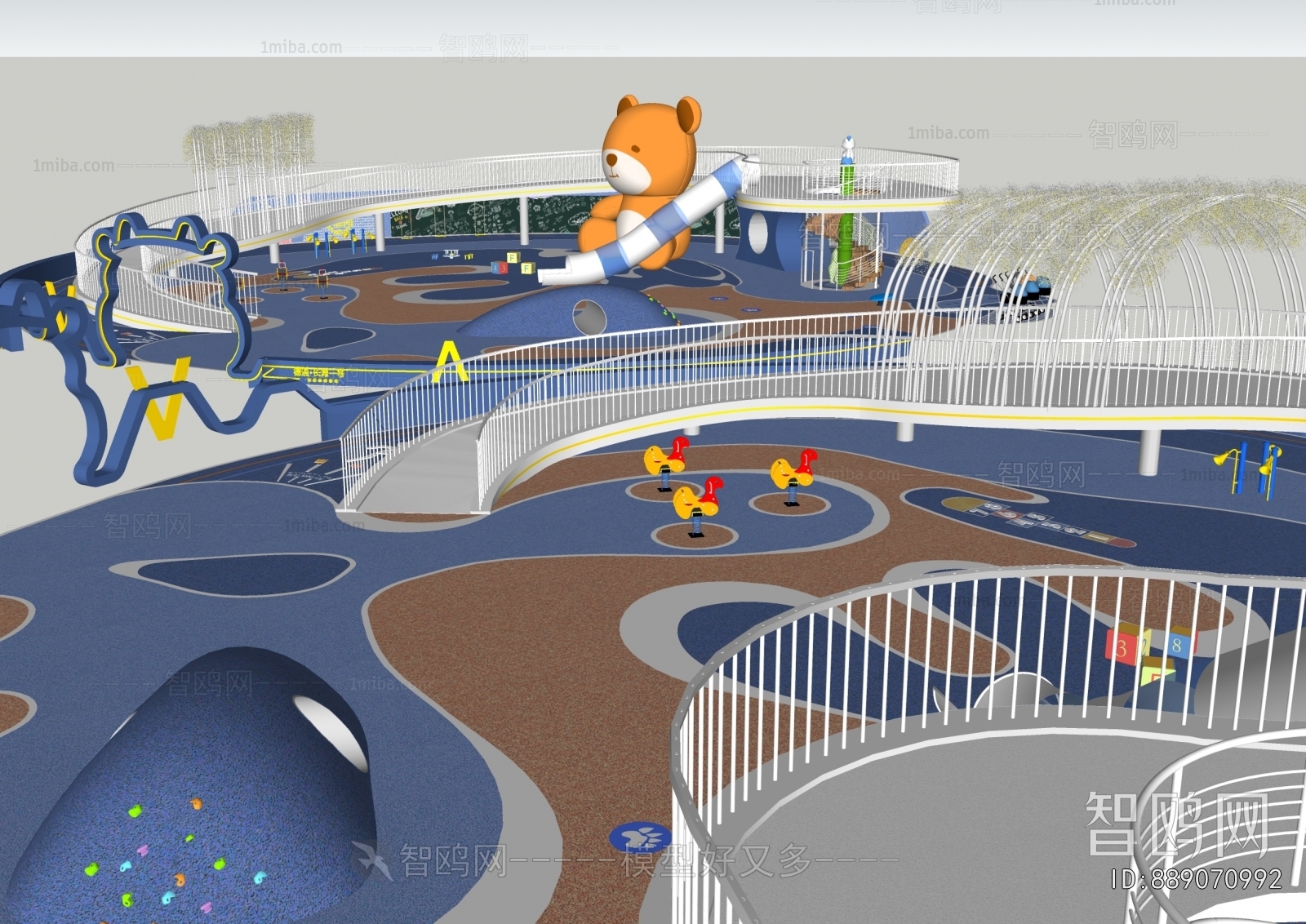 Modern Park Landscape