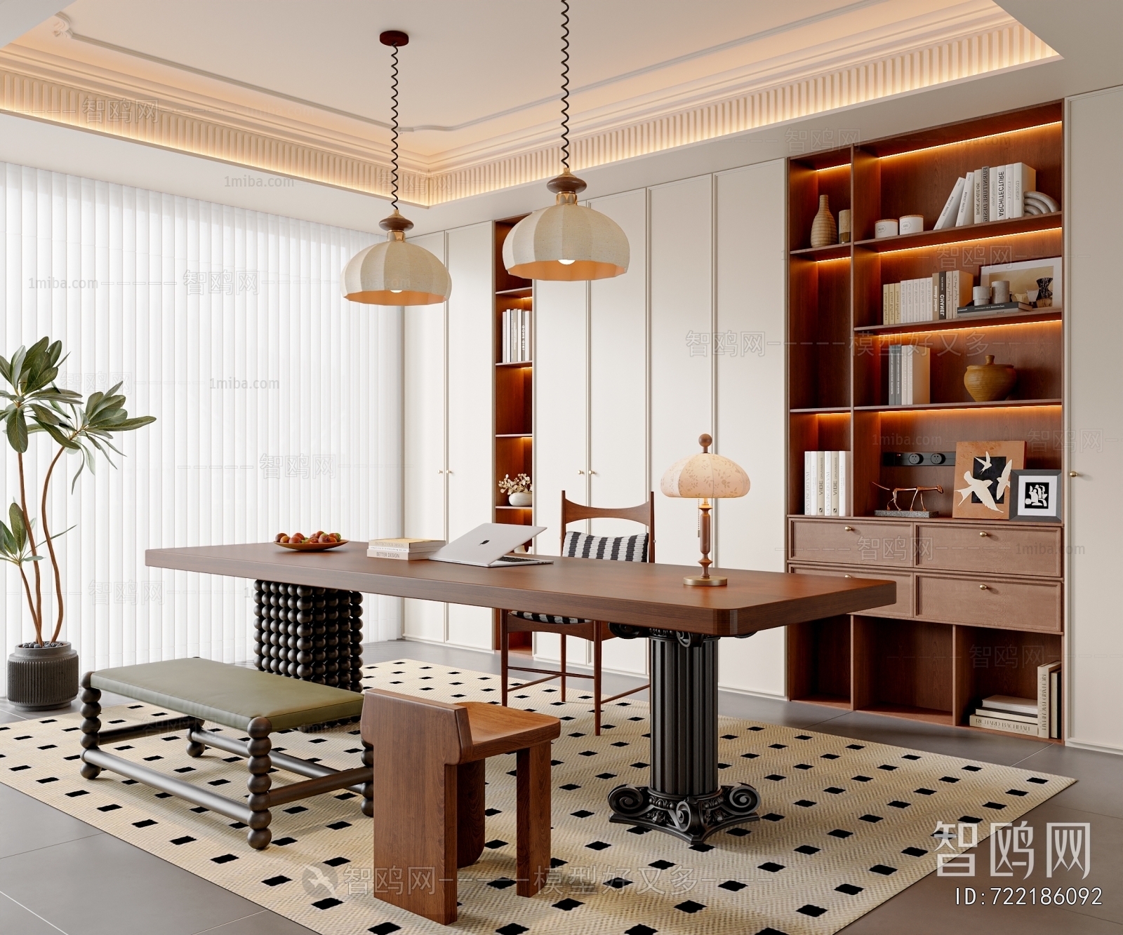 French Style Study Space