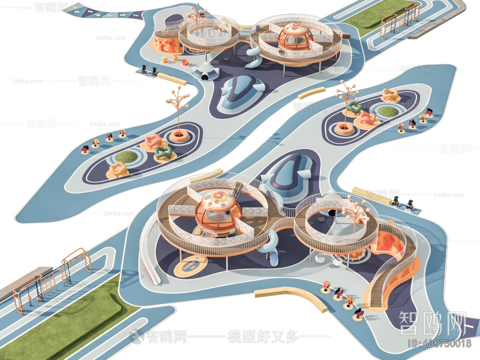 Modern Park Landscape