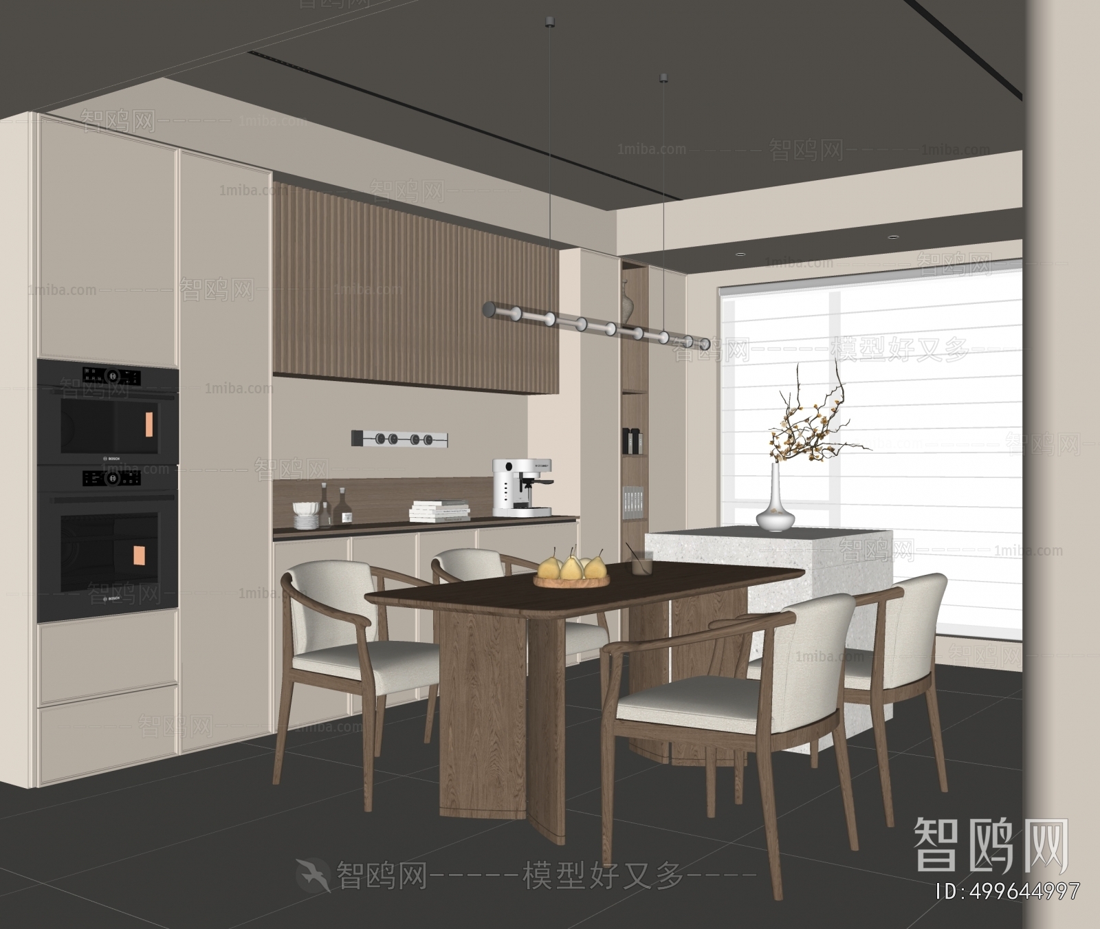New Chinese Style Dining Room