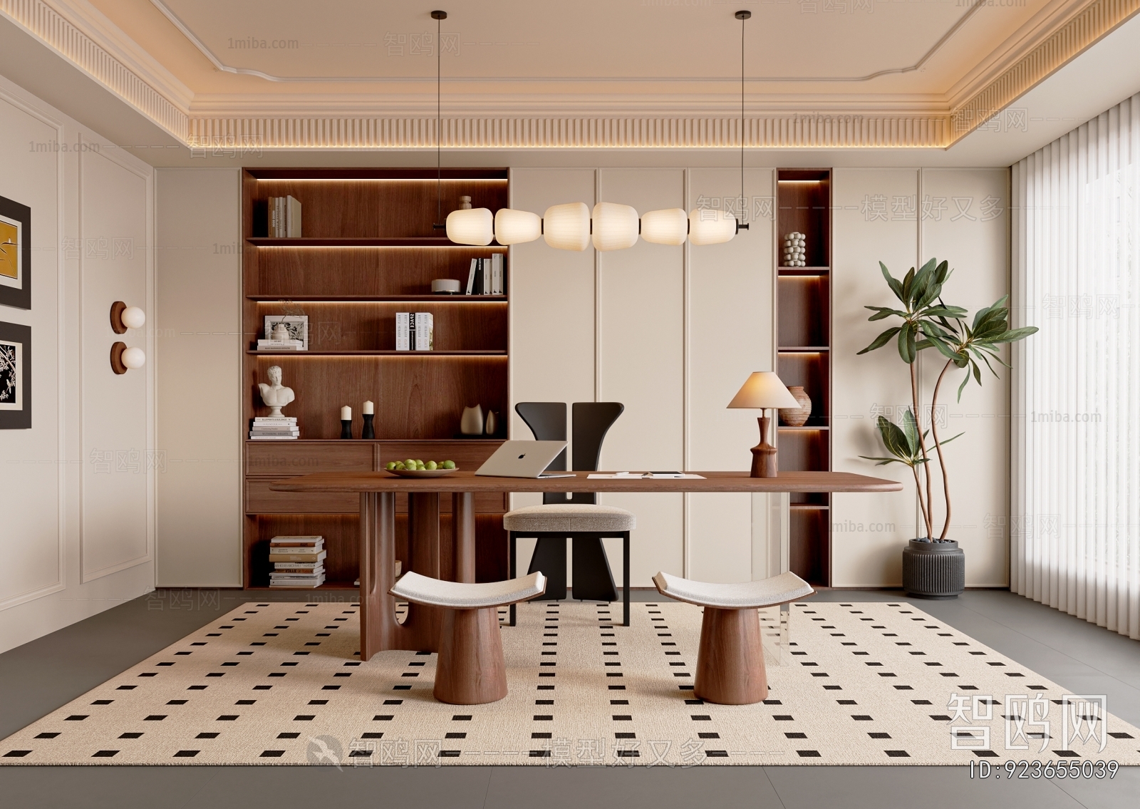 French Style Study Space