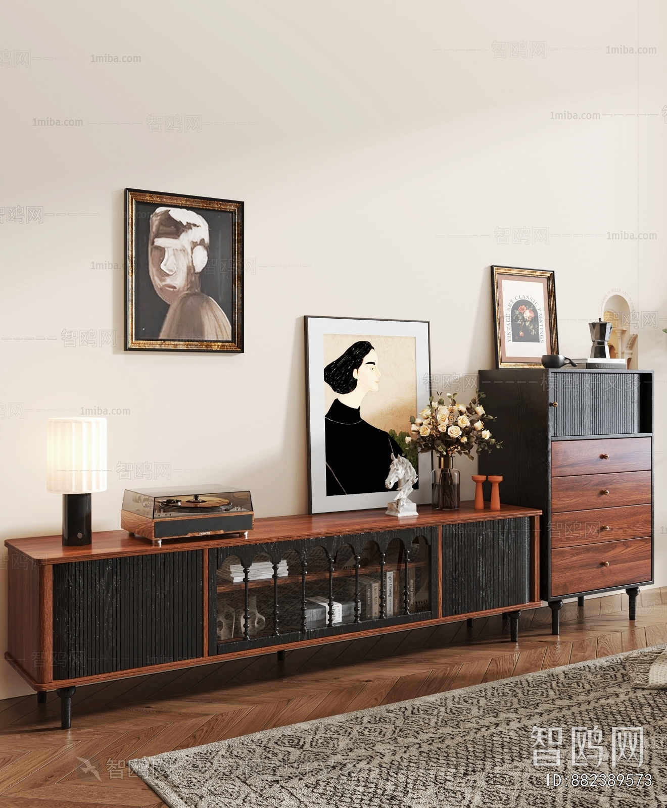 French Style TV Cabinet