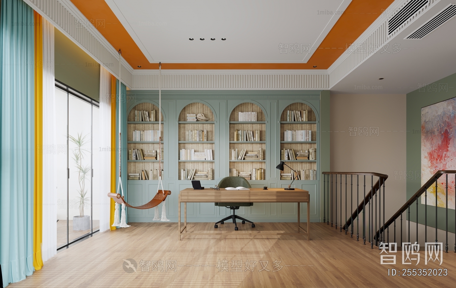 French Style Study Space