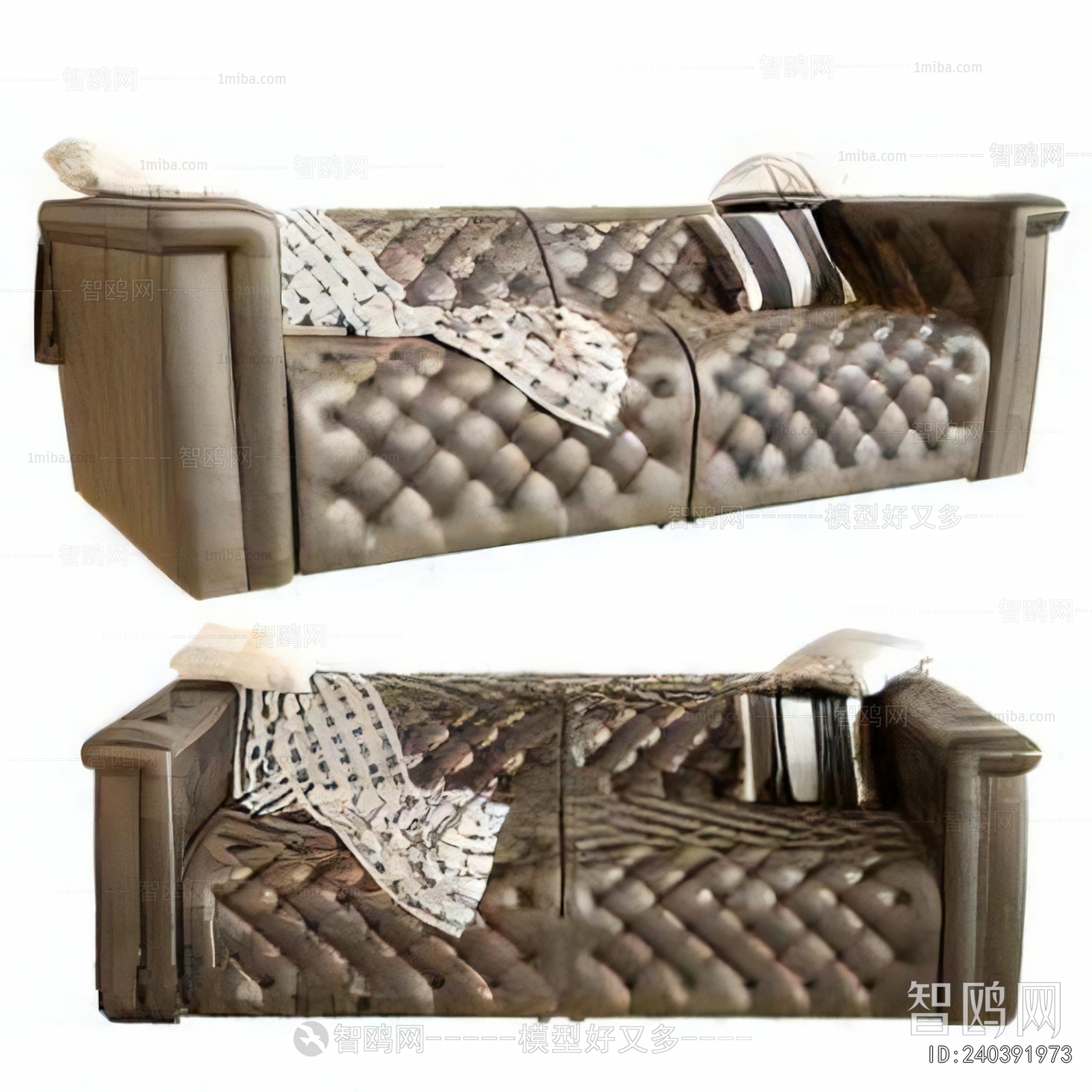 Simple European Style A Sofa For Two
