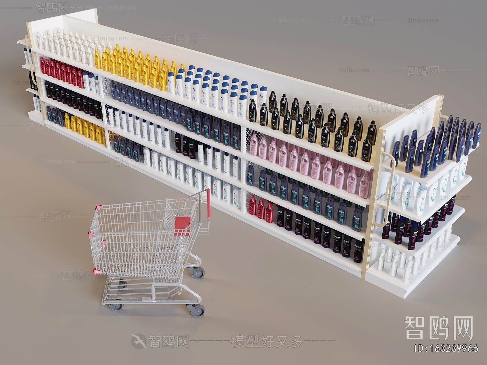 Modern Supermarket Shelf