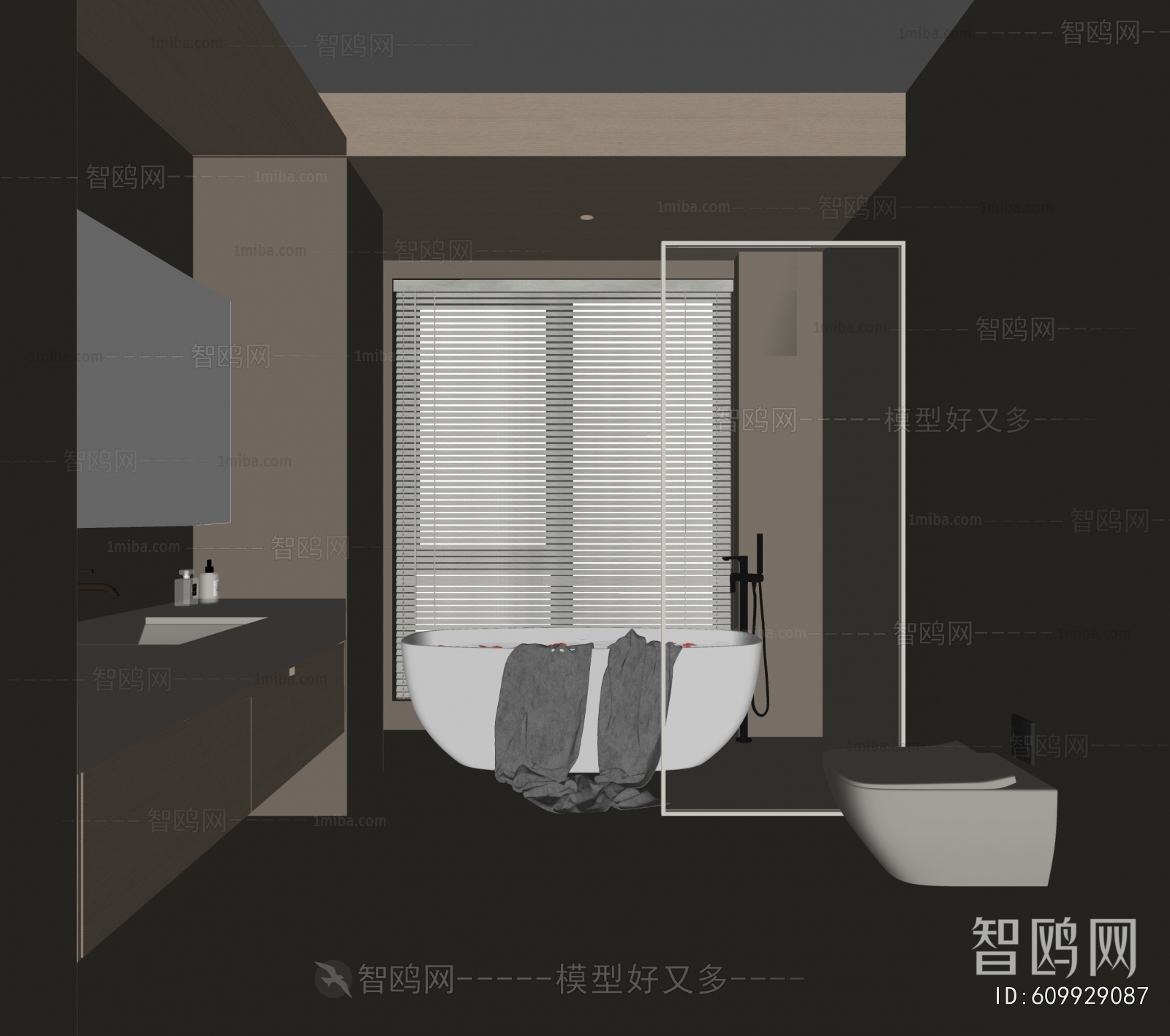 现代卫生间浴室