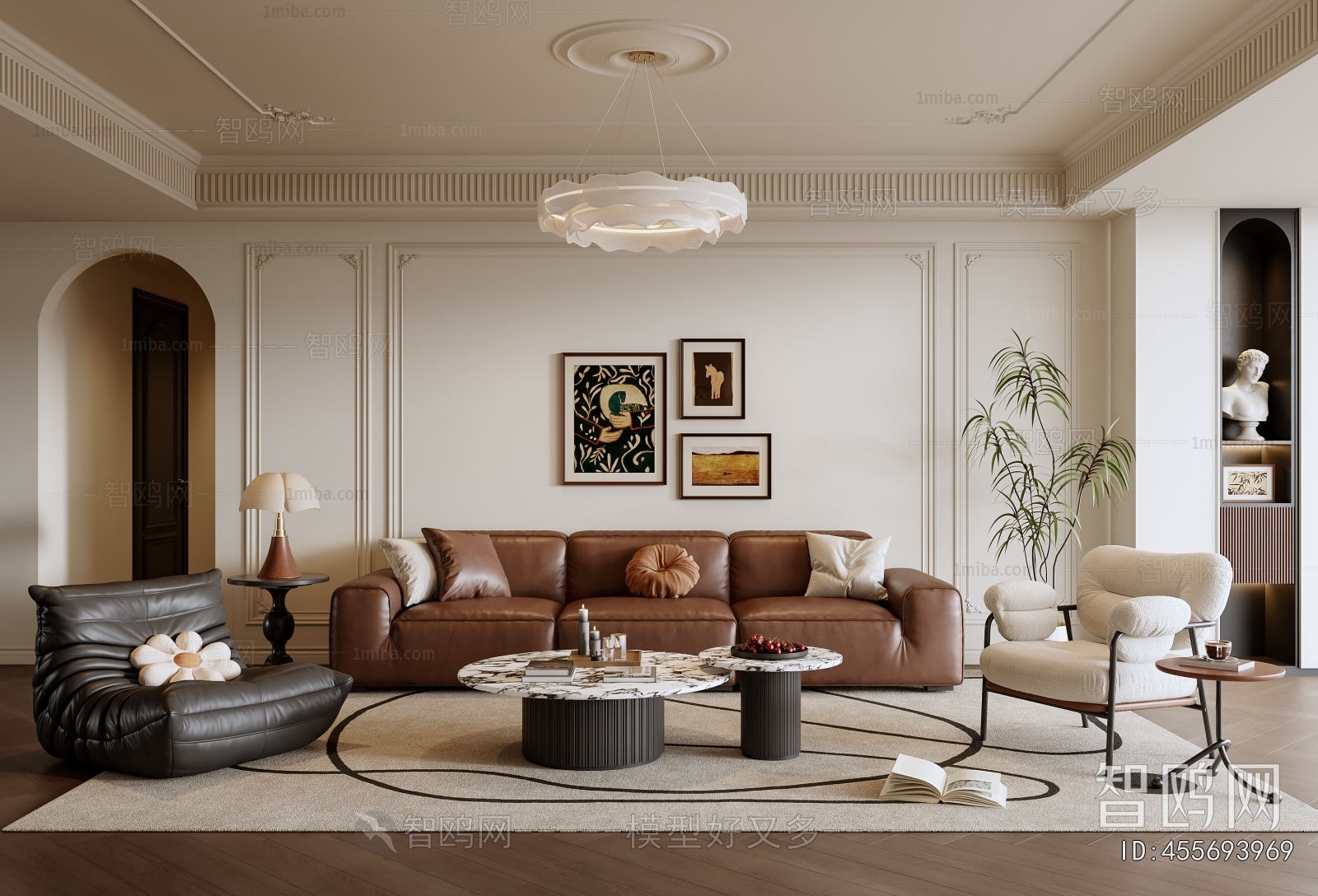 French Style A Living Room