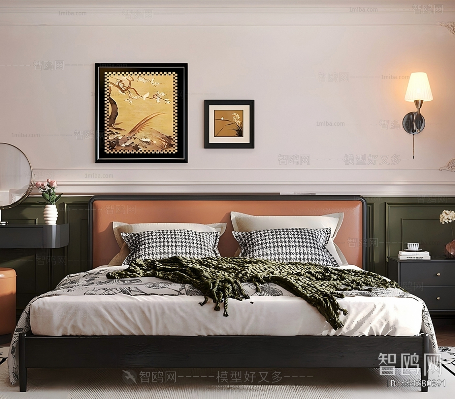 French Style Double Bed