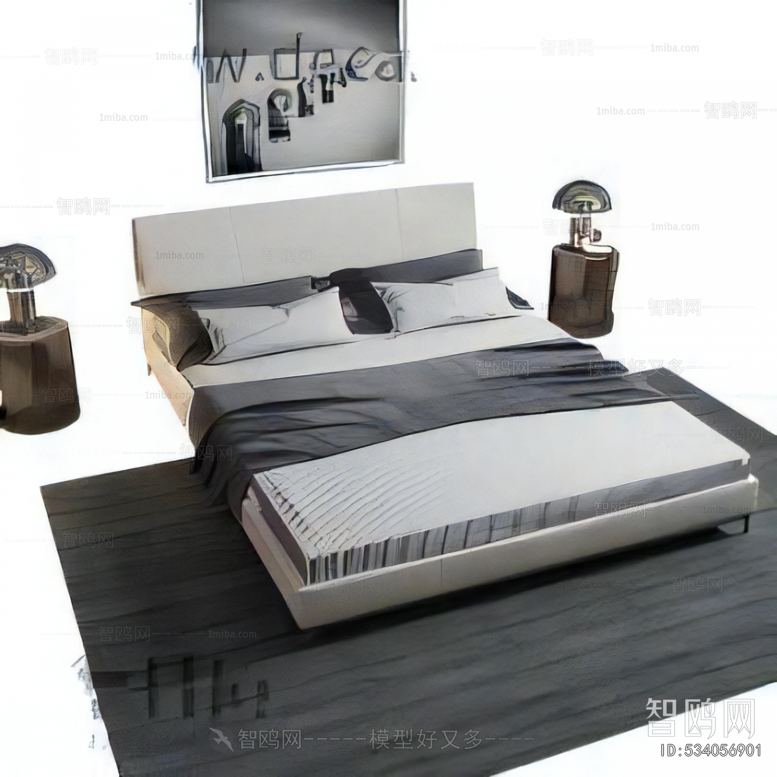 Modern Double Bed