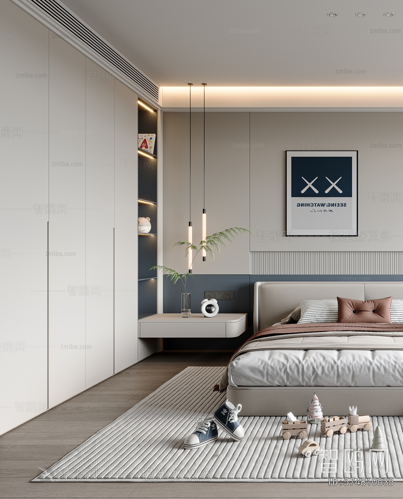 Modern Boy's Room And Son's Room