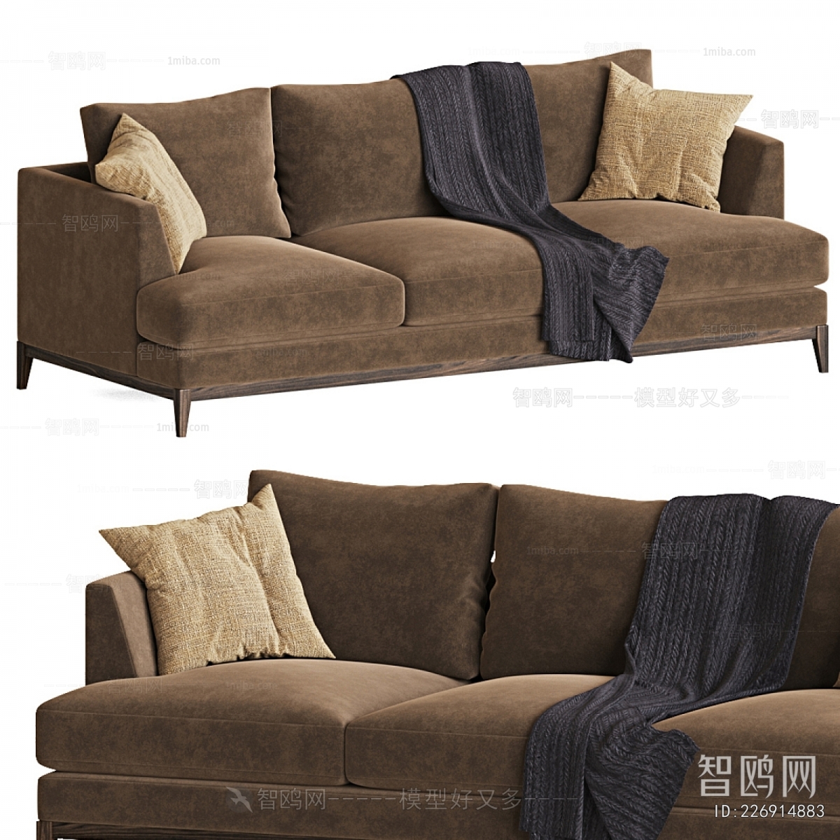 Modern Three-seat Sofa