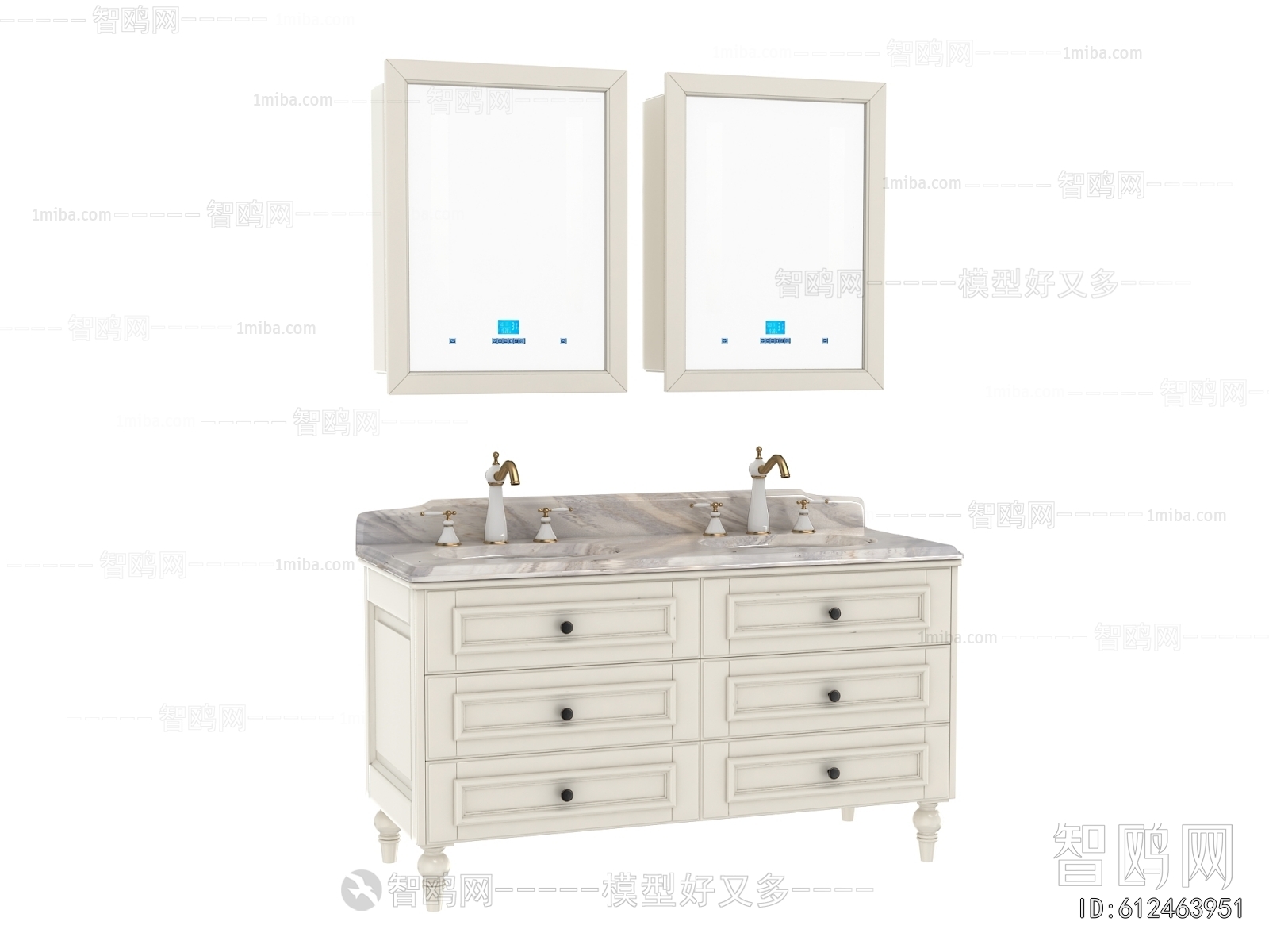 European Style Bathroom Cabinet