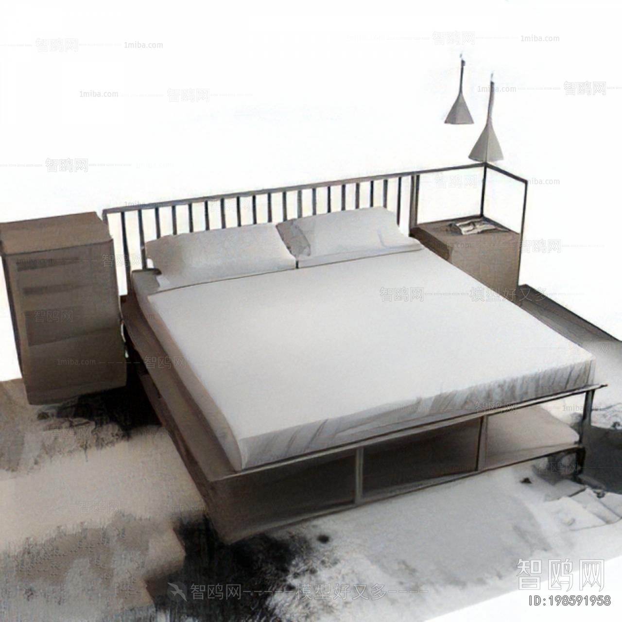 Modern Double Bed