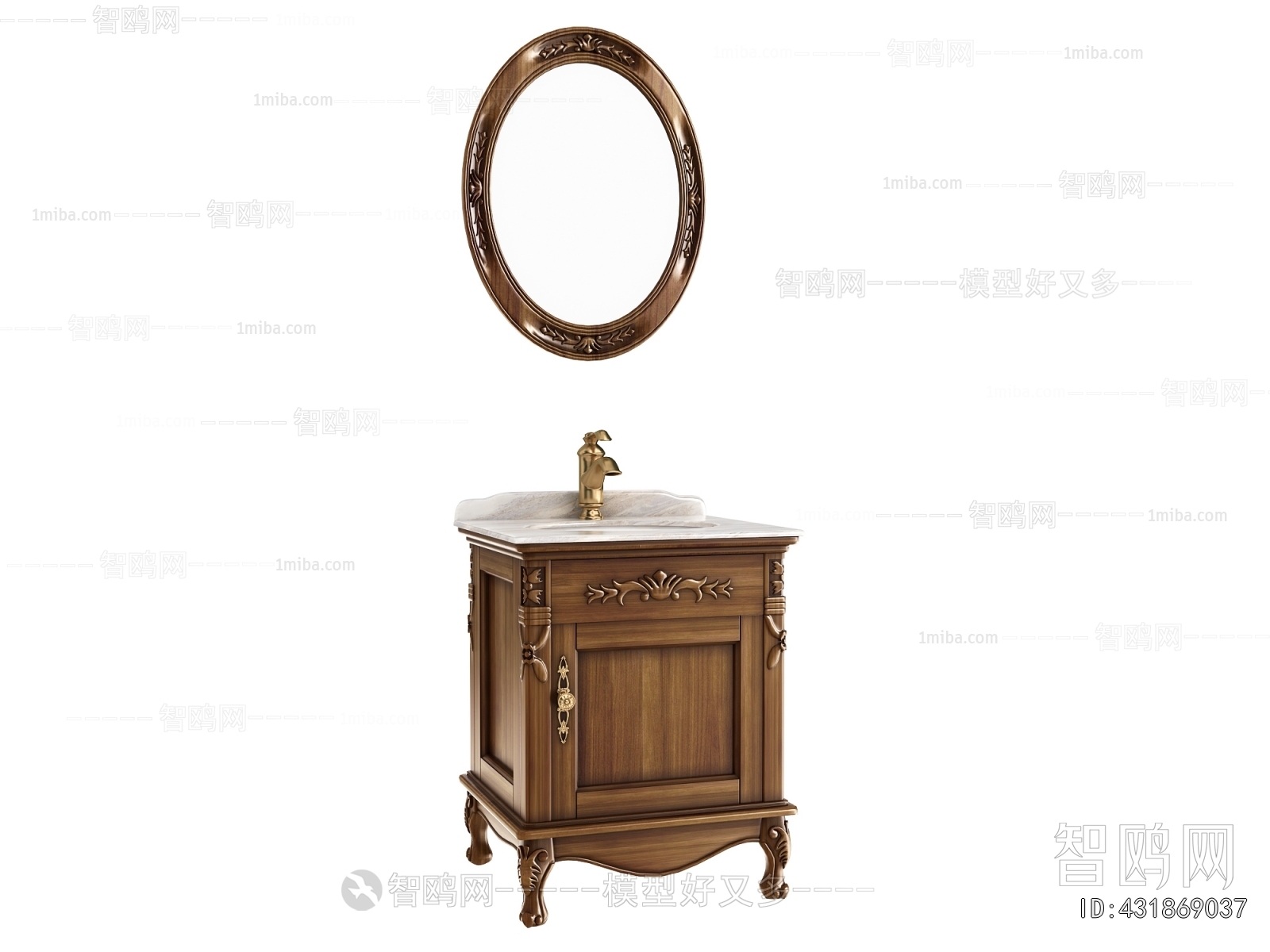 European Style Bathroom Cabinet