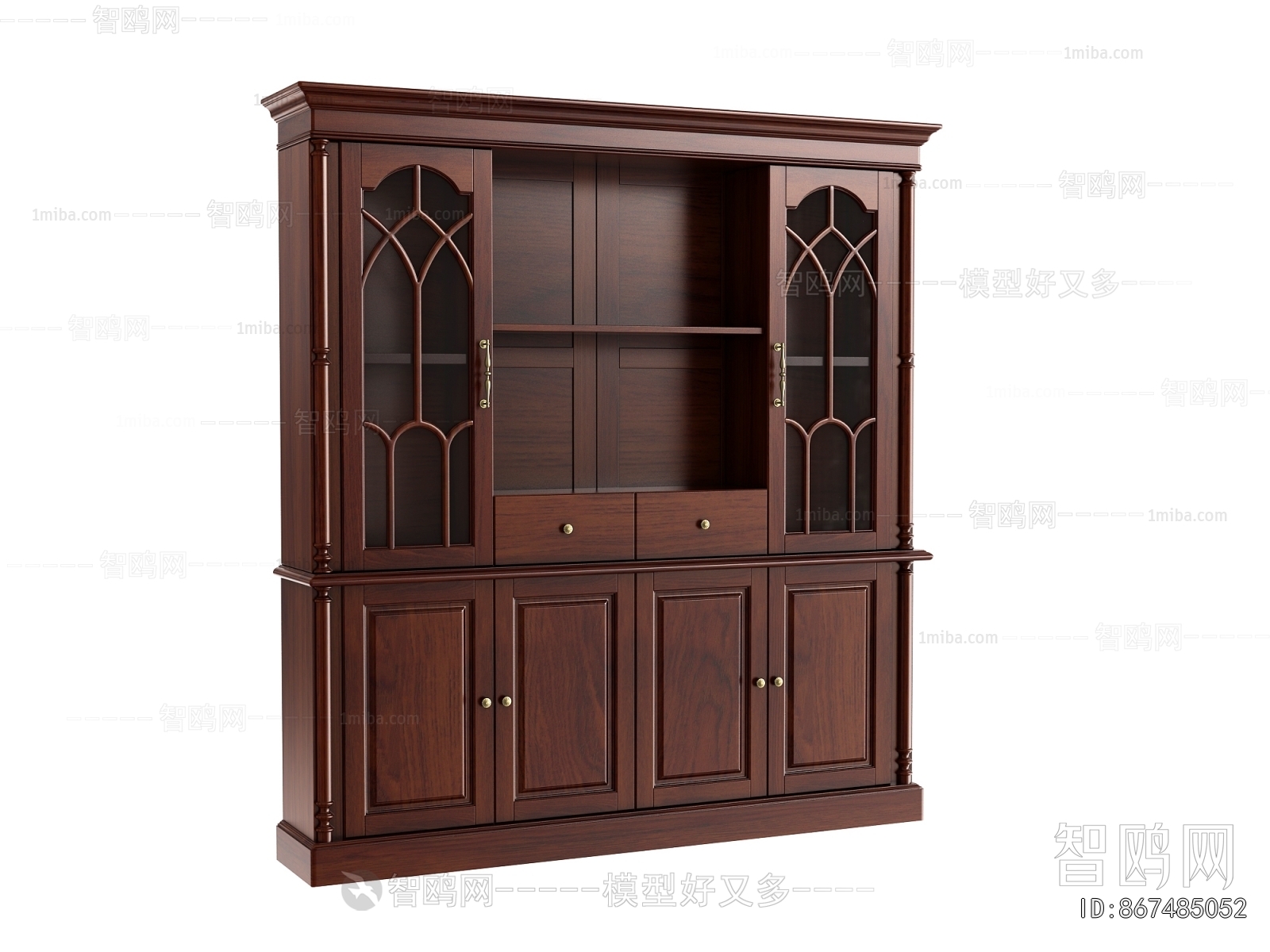 Simple European Style Bookcase