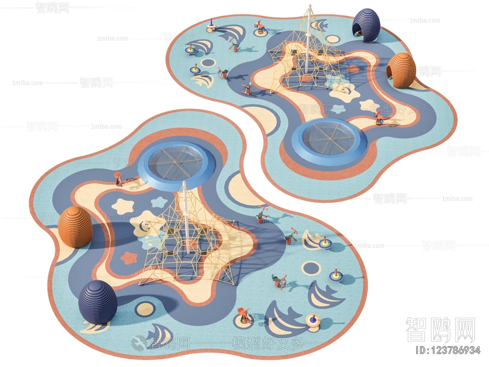 Modern Park Landscape