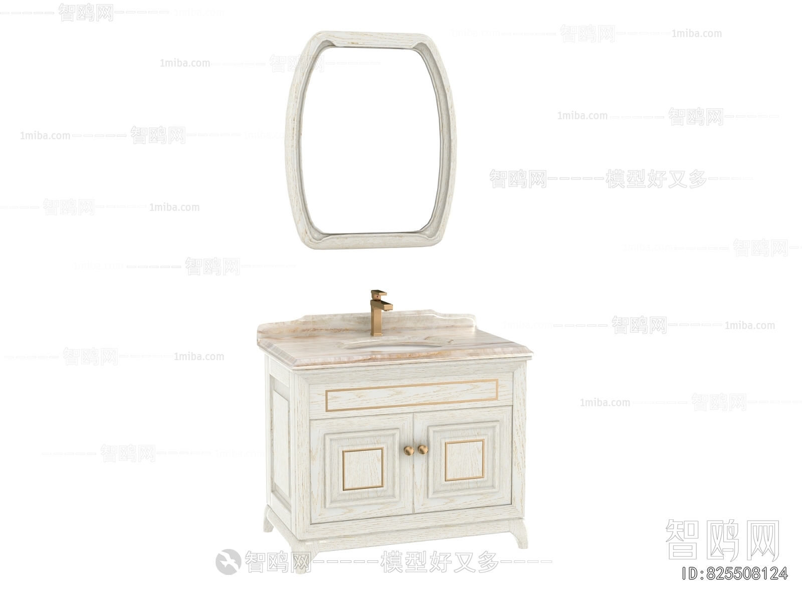 French Style Bathroom Cabinet