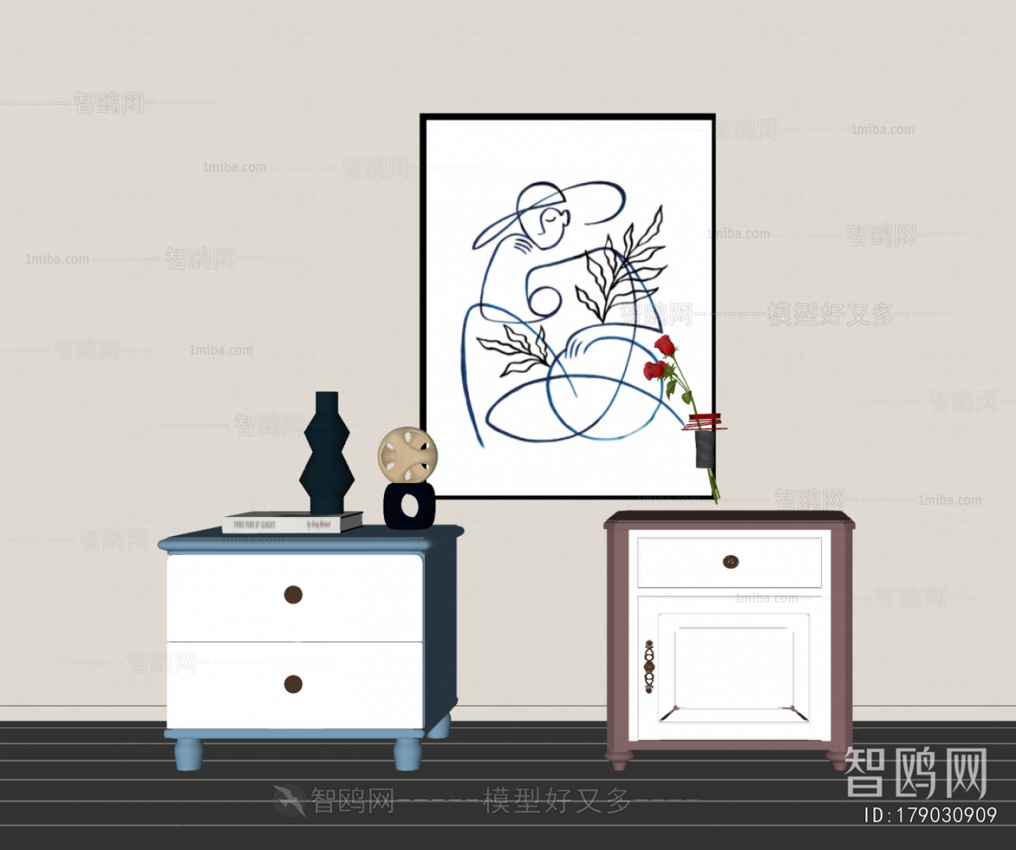 Modern Bedside Cupboard