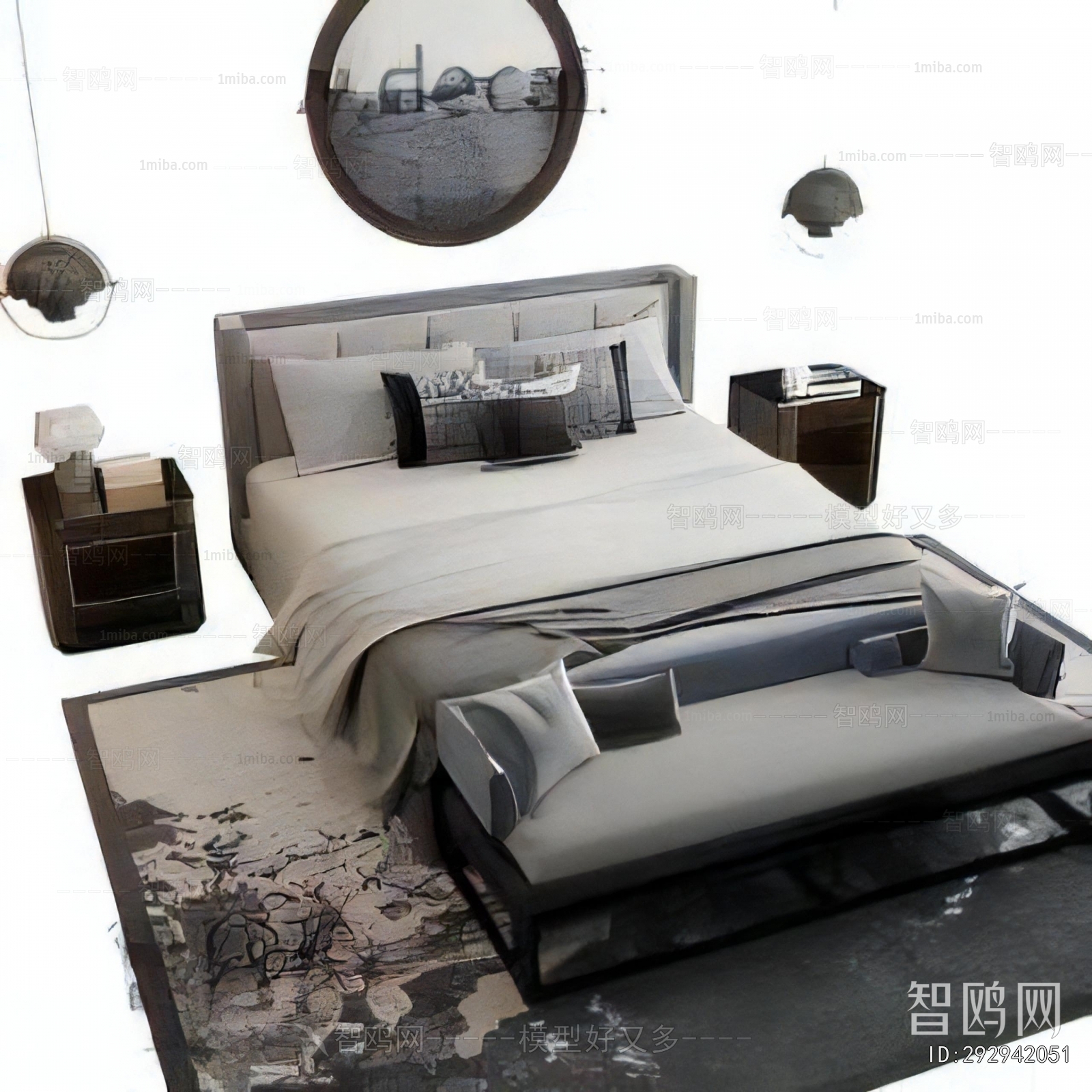 Modern Double Bed