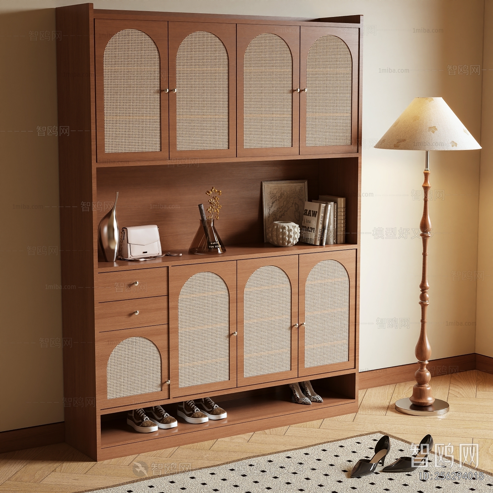 French Style Shoe Cabinet