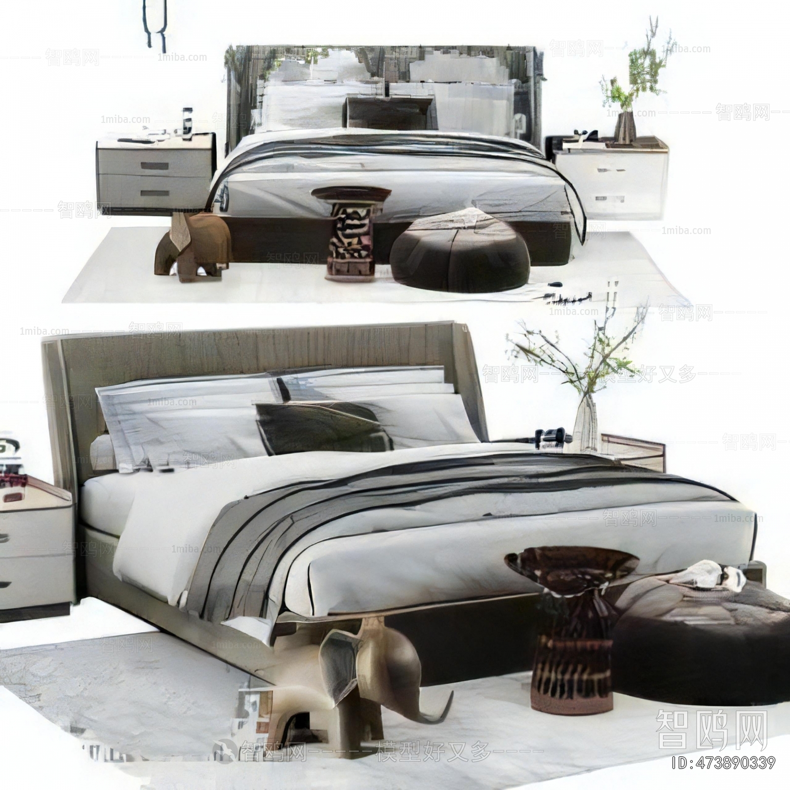 Modern Double Bed