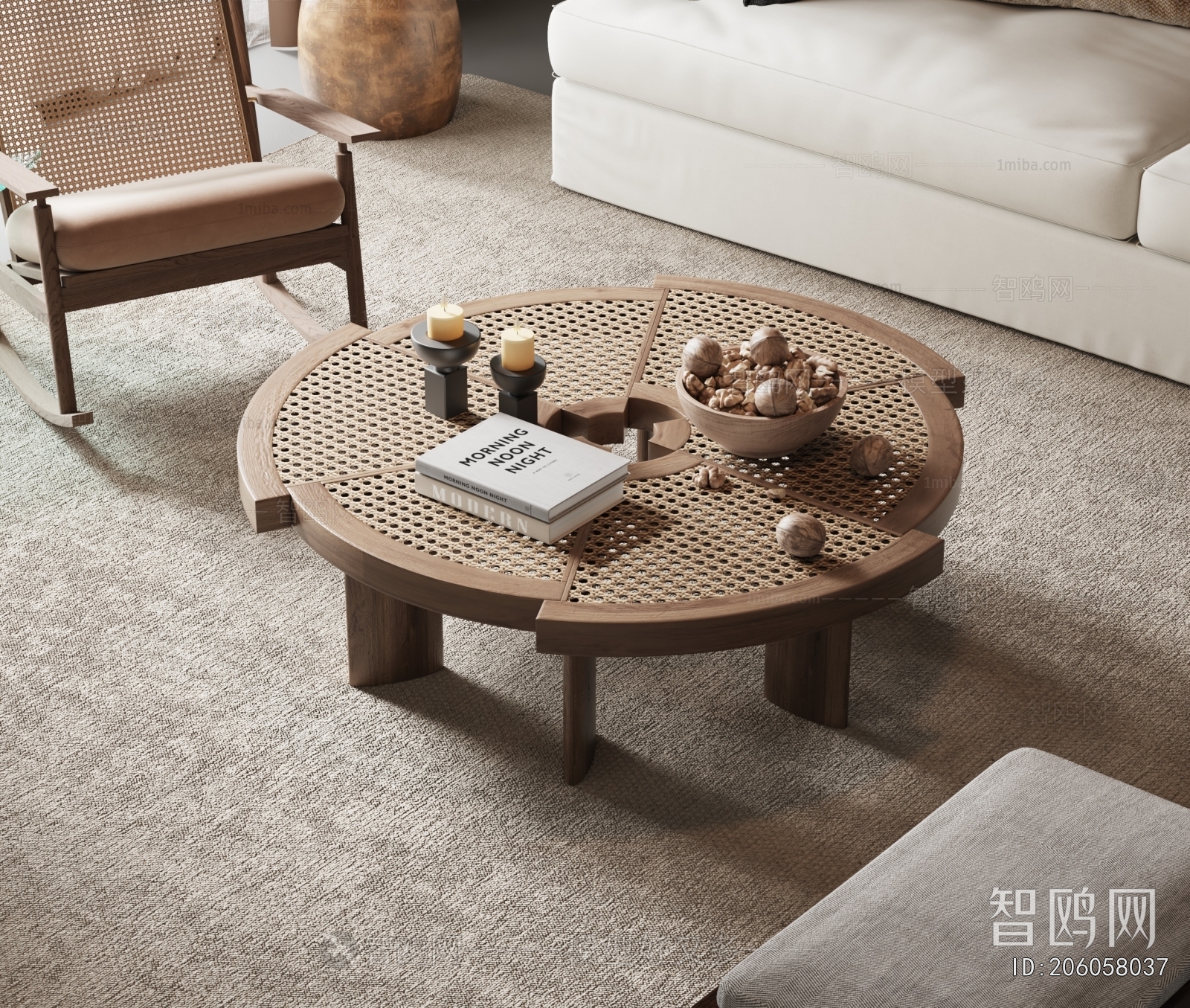 Wabi-sabi Style Coffee Table