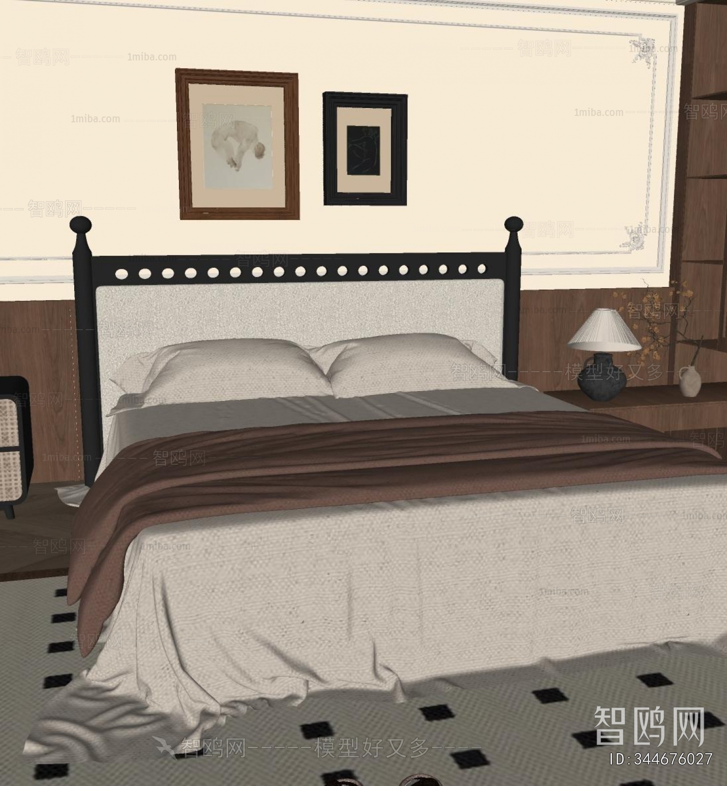 French Style Double Bed