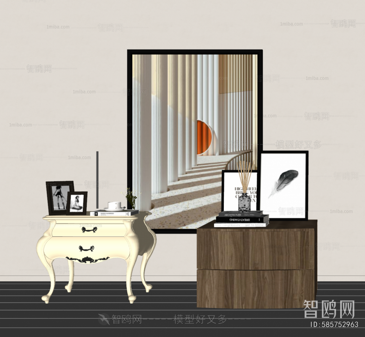 Modern Bedside Cupboard