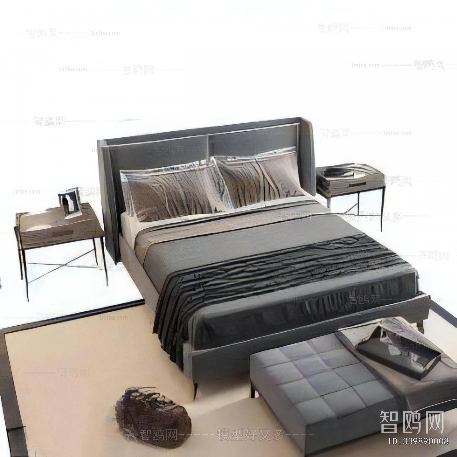 Modern Double Bed