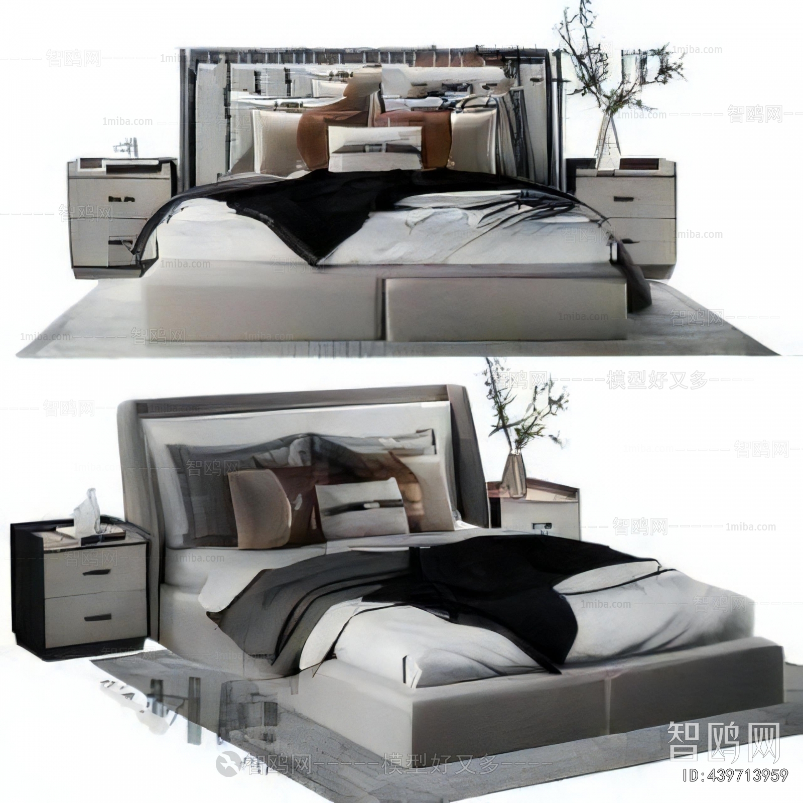 Modern Double Bed