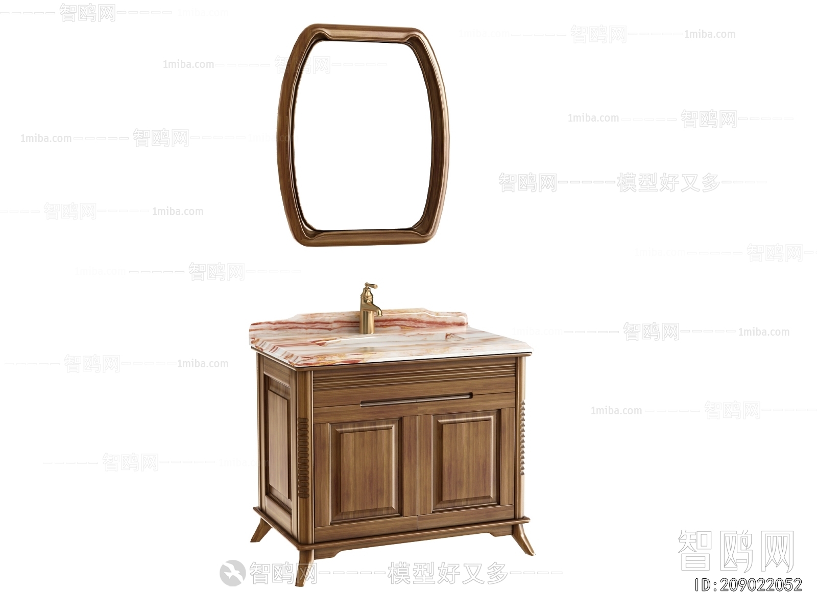 European Style Bathroom Cabinet