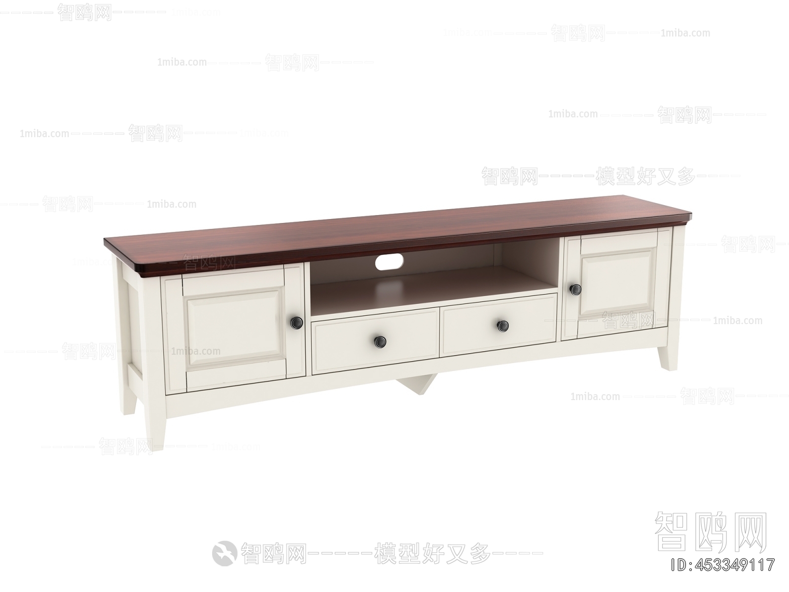 Simple European Style TV Cabinet