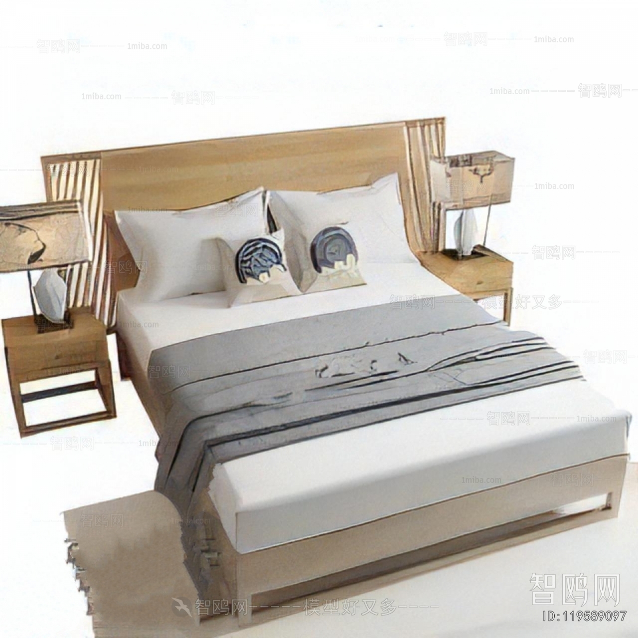 Modern Double Bed