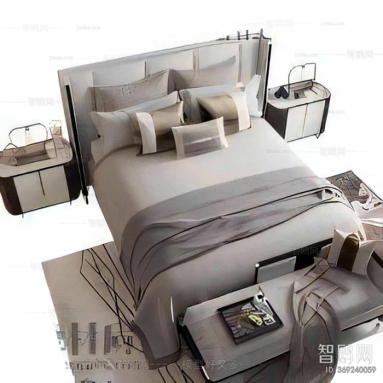 Modern Double Bed