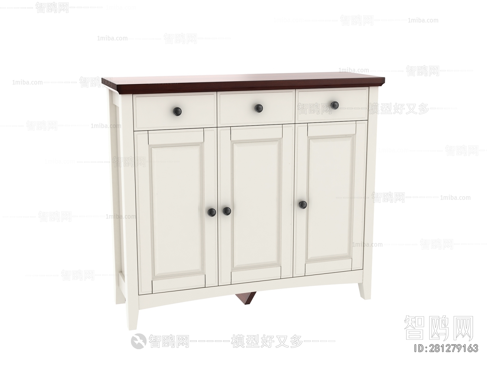 Simple European Style Shoe Cabinet