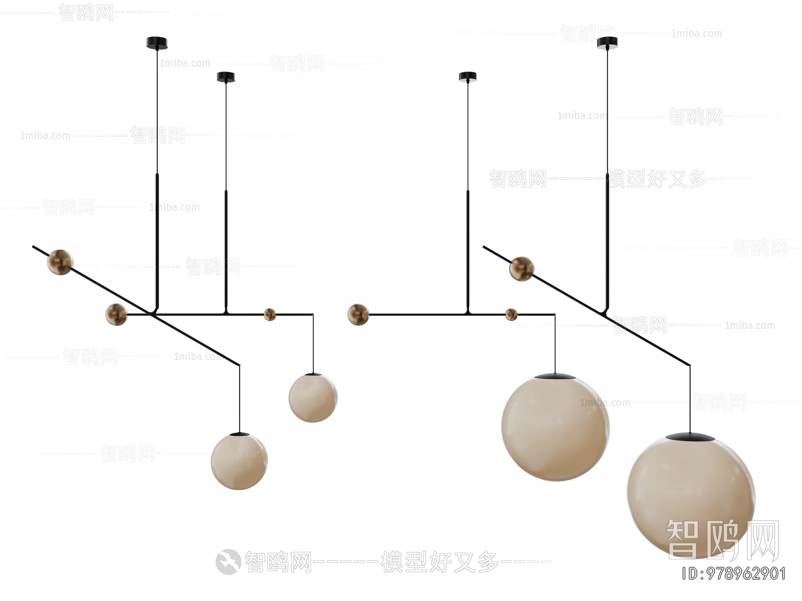 Modern Long Chandelier