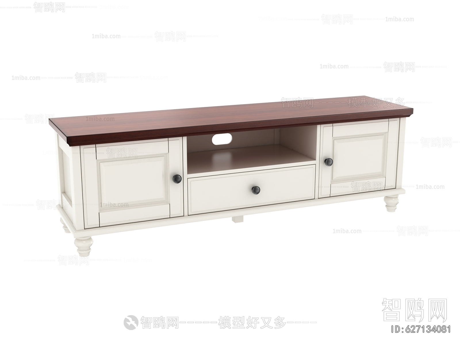 Simple European Style TV Cabinet