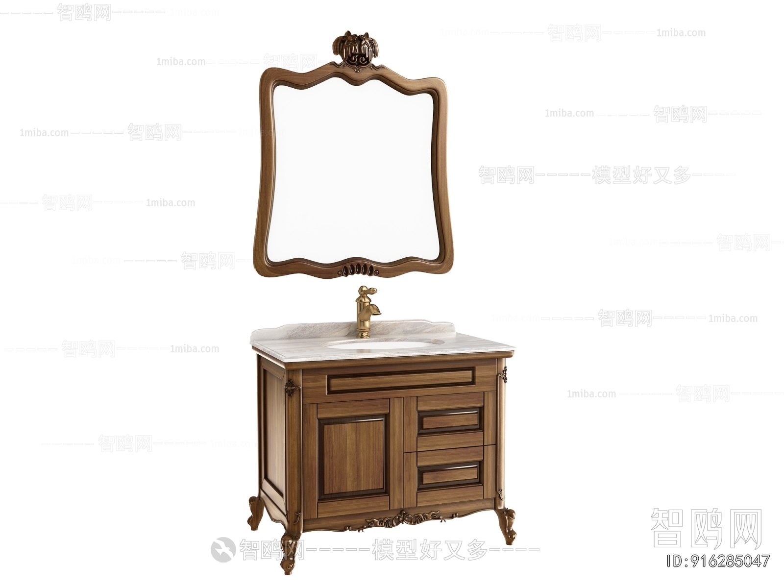 European Style Bathroom Cabinet