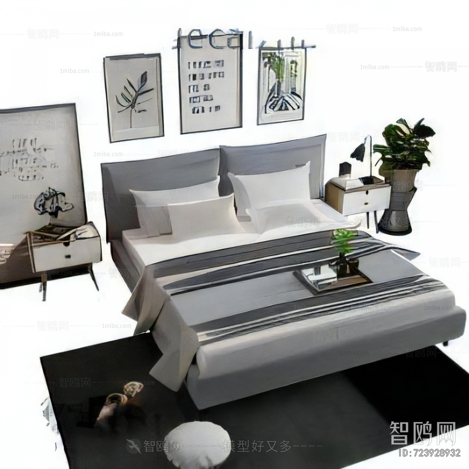 Modern Double Bed