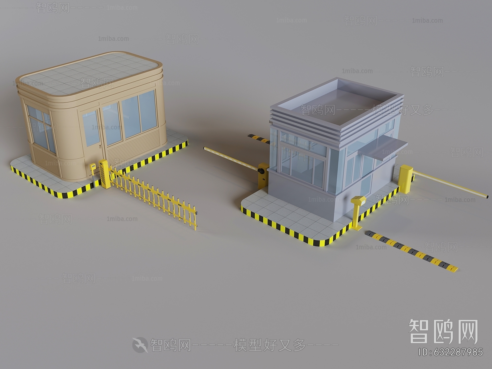 Modern Security Booth