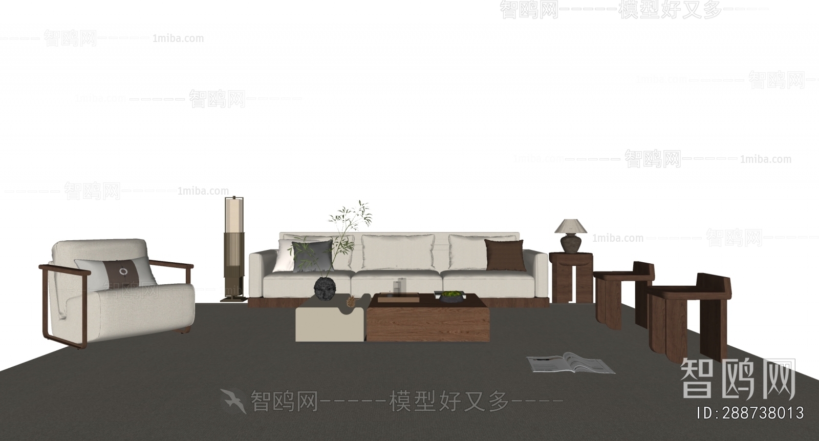 New Chinese Style Sofa Combination