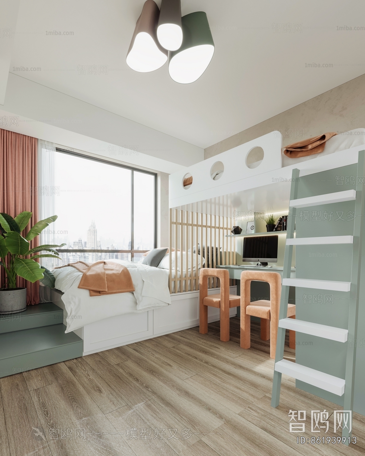 Modern Boy's Room And Son's Room