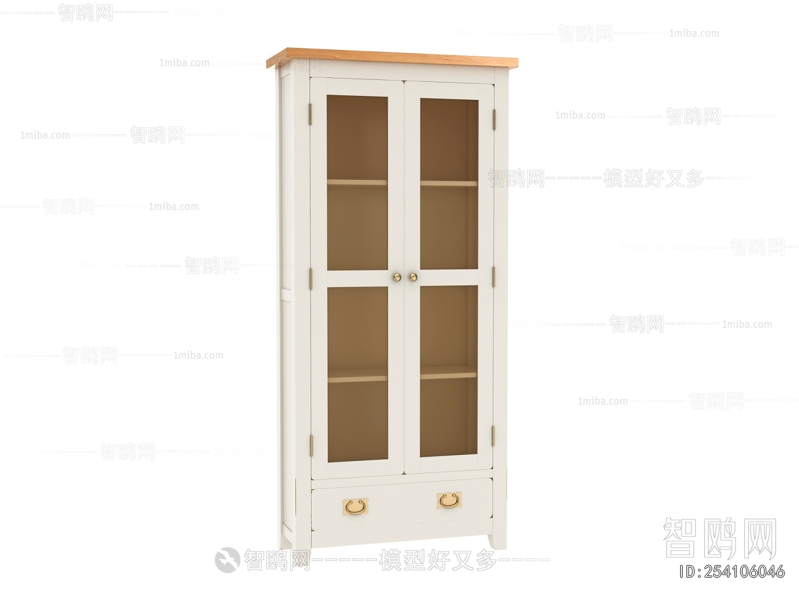 Simple European Style Bookcase