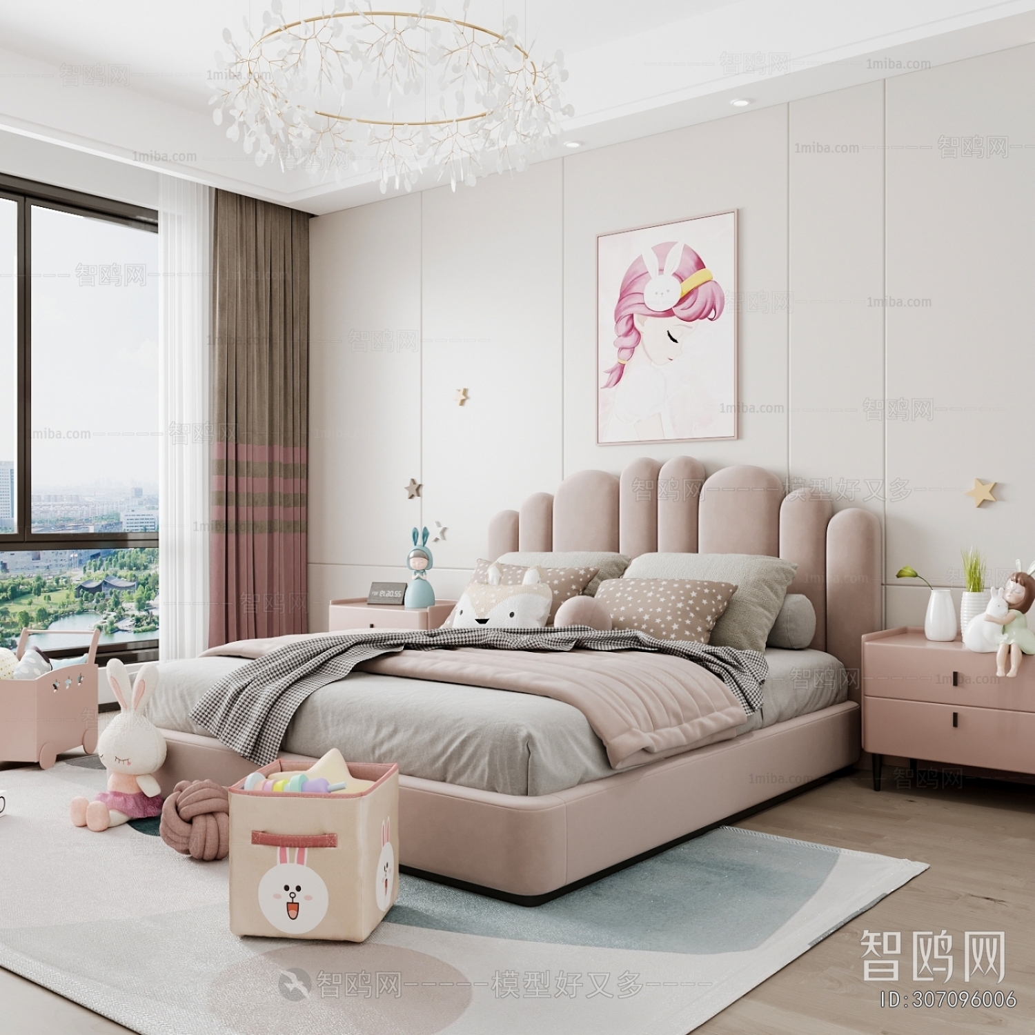 现代女孩房