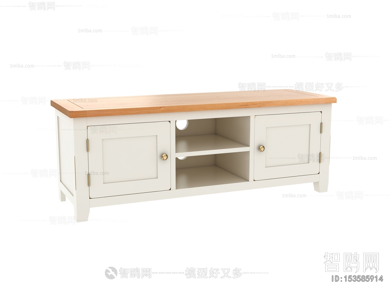 Simple European Style TV Cabinet