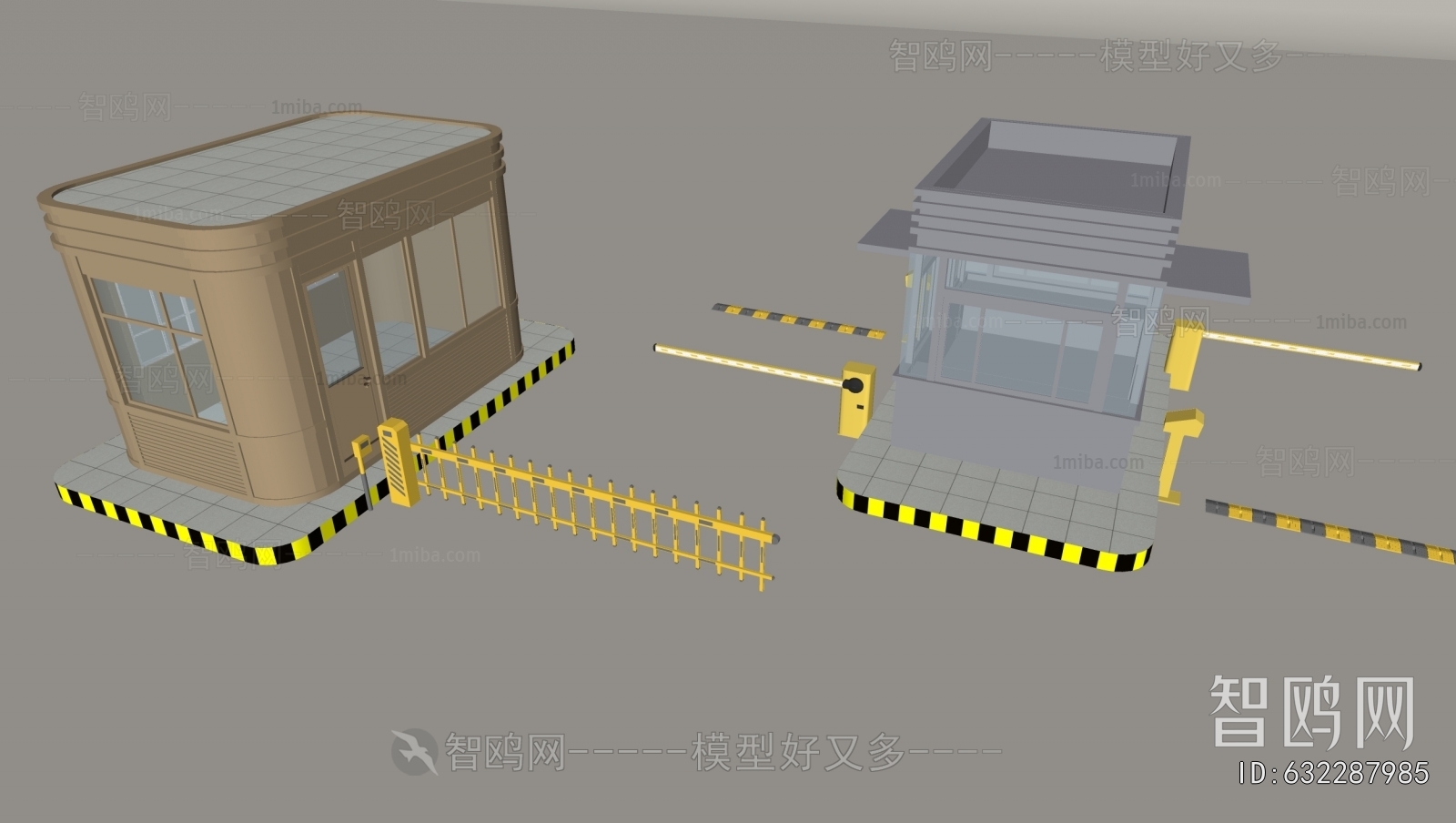 Modern Security Booth