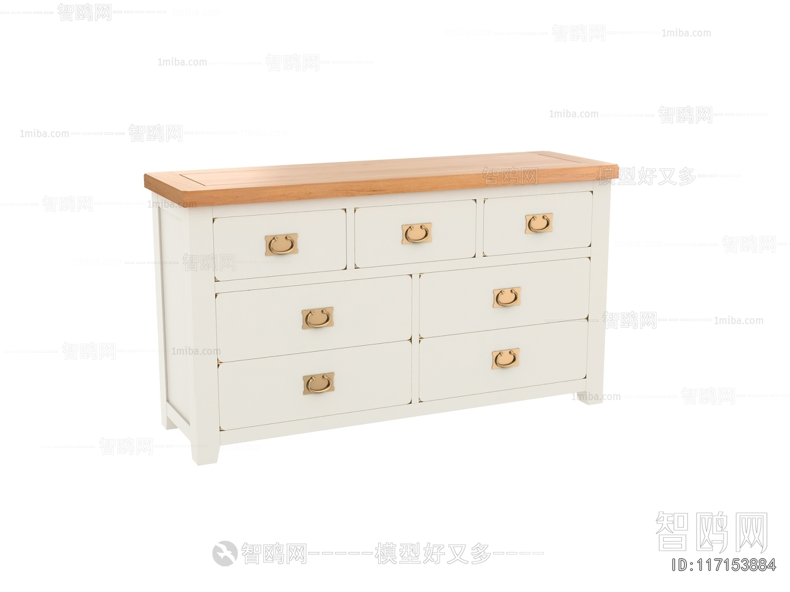 Simple European Style Side Cabinet